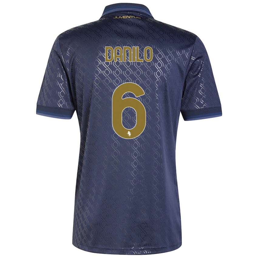 Niño Camiseta Danilo #6 Azul Marino Equipación Tercera 2024/25 La Camisa Argentina