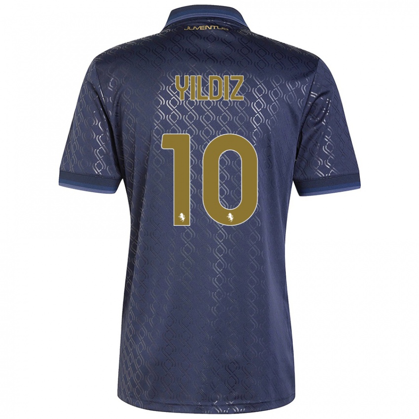 Niño Camiseta Kenan Yildiz #10 Azul Marino Equipación Tercera 2024/25 La Camisa Argentina