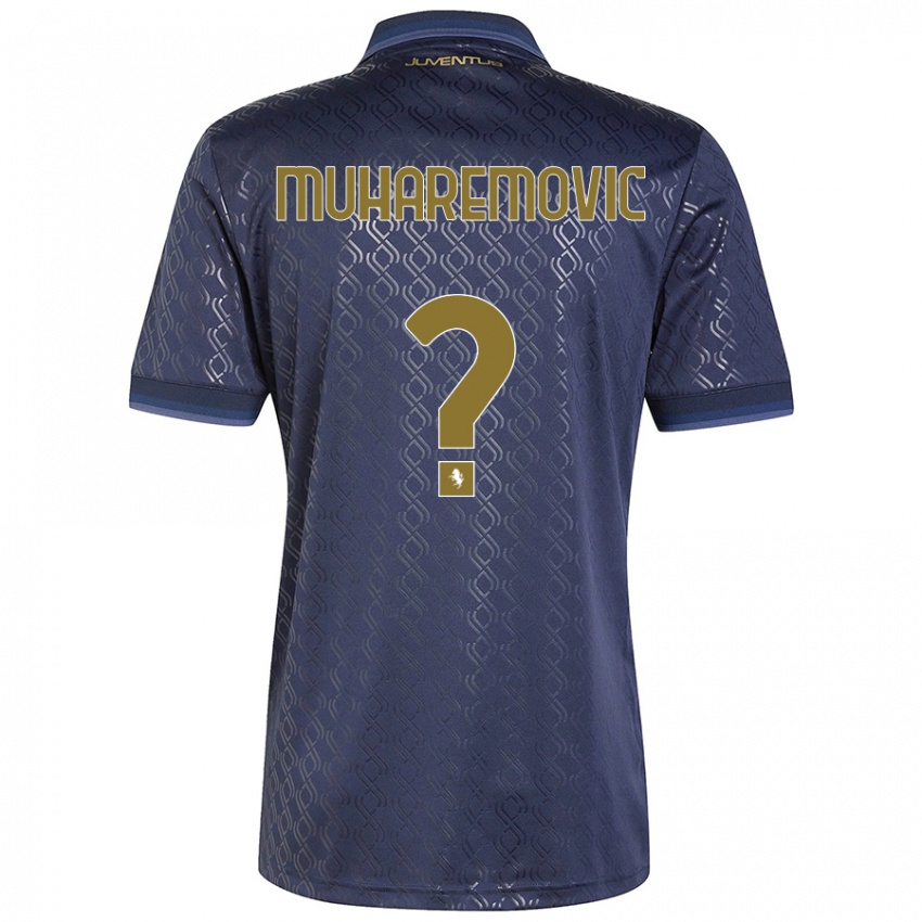 Niño Camiseta Tarik Muharemovic #0 Azul Marino Equipación Tercera 2024/25 La Camisa Argentina