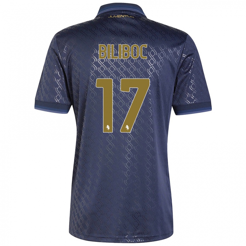 Niño Camiseta Lorenzo Biliboc #17 Azul Marino Equipación Tercera 2024/25 La Camisa Argentina