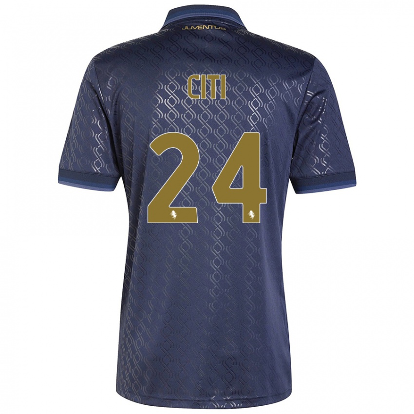 Niño Camiseta Alessandro Citi #24 Azul Marino Equipación Tercera 2024/25 La Camisa Argentina