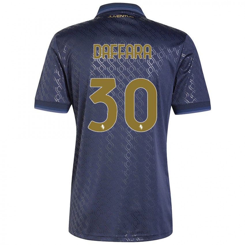 Niño Camiseta Giovanni Daffara #30 Azul Marino Equipación Tercera 2024/25 La Camisa Argentina