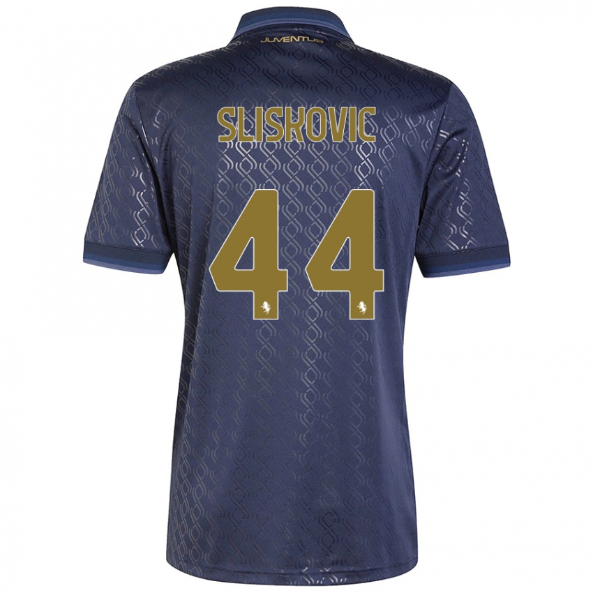 Niño Camiseta Gloria Slišković #44 Azul Marino Equipación Tercera 2024/25 La Camisa Argentina