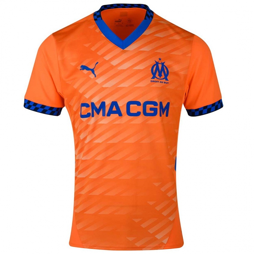 Niño Camiseta Maud Antoine #4 Naranja Azul Oscuro Equipación Tercera 2024/25 La Camisa Argentina