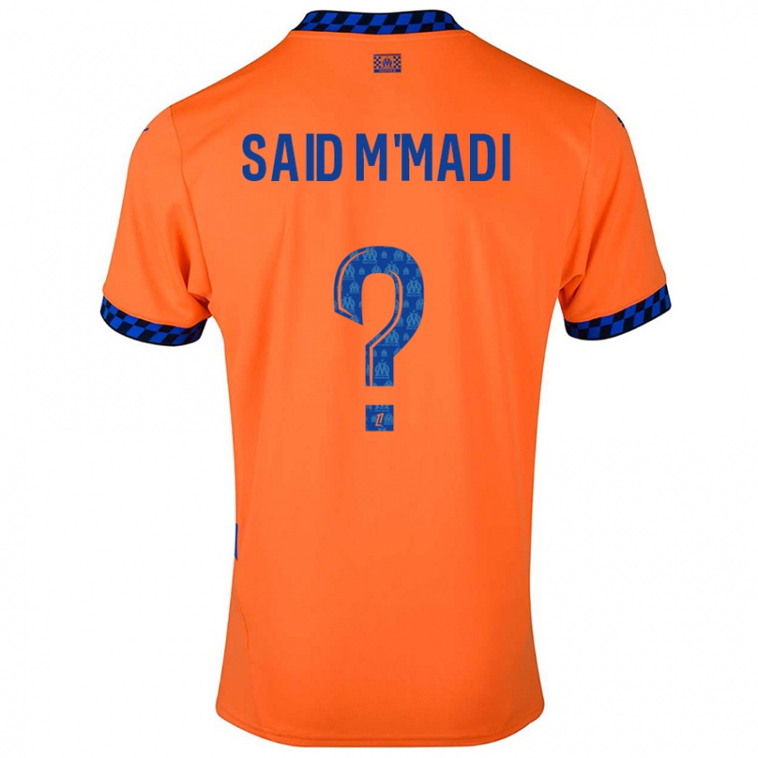 Niño Camiseta Yakine Said M'madi #0 Naranja Azul Oscuro Equipación Tercera 2024/25 La Camisa Argentina