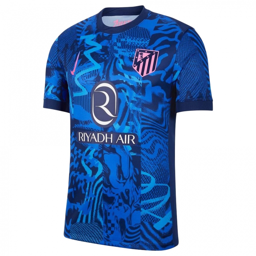 Niño Camiseta Su Nombre #0 Azul Real Equipación Tercera 2024/25 La Camisa Argentina