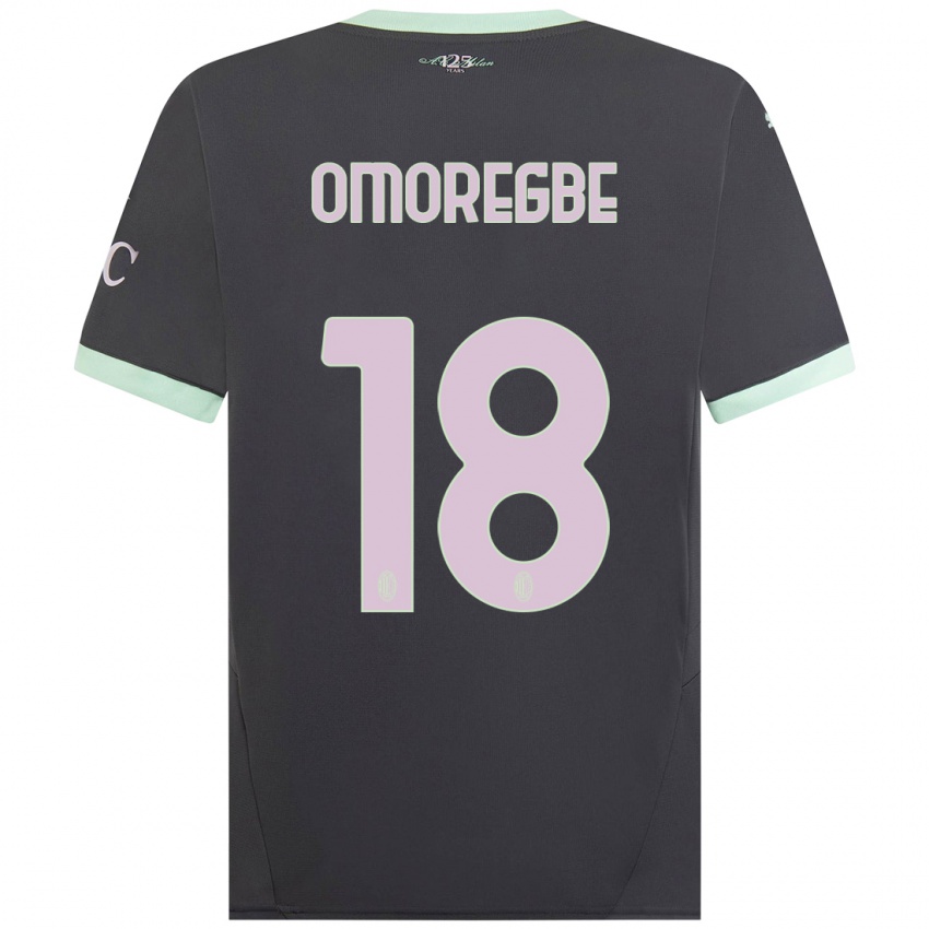 Niño Camiseta Bob Murphy Omoregbe #18 Gris Equipación Tercera 2024/25 La Camisa Argentina