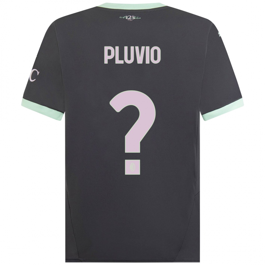 Niño Camiseta Nicholas Pluvio #0 Gris Equipación Tercera 2024/25 La Camisa Argentina