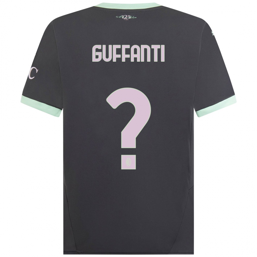 Niño Camiseta Alessandro Guffanti #0 Gris Equipación Tercera 2024/25 La Camisa Argentina