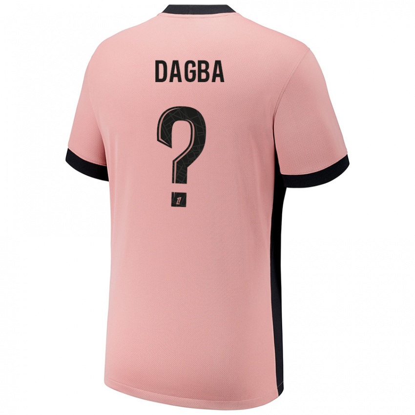 Niño Camiseta Colin Dagba #0 Rosa Óxido Equipación Tercera 2024/25 La Camisa Argentina