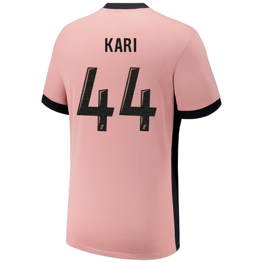 Niño Camiseta Ayman Kari #44 Rosa Óxido Equipación Tercera 2024/25 La Camisa Argentina