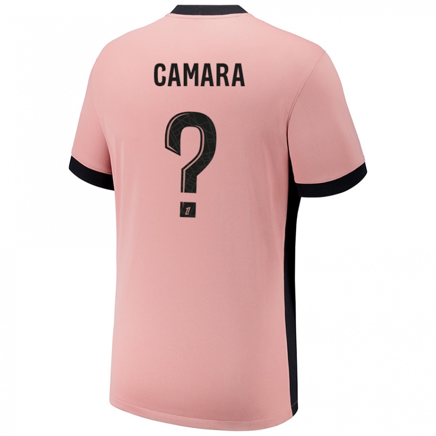 Niño Camiseta Oumar Camara #0 Rosa Óxido Equipación Tercera 2024/25 La Camisa Argentina