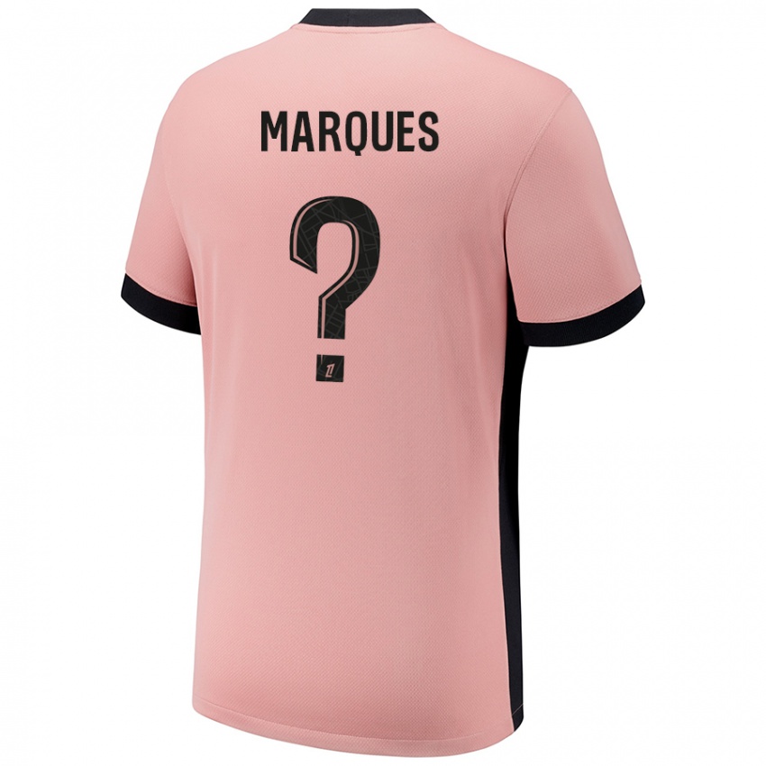 Niño Camiseta Daniel Marques #0 Rosa Óxido Equipación Tercera 2024/25 La Camisa Argentina