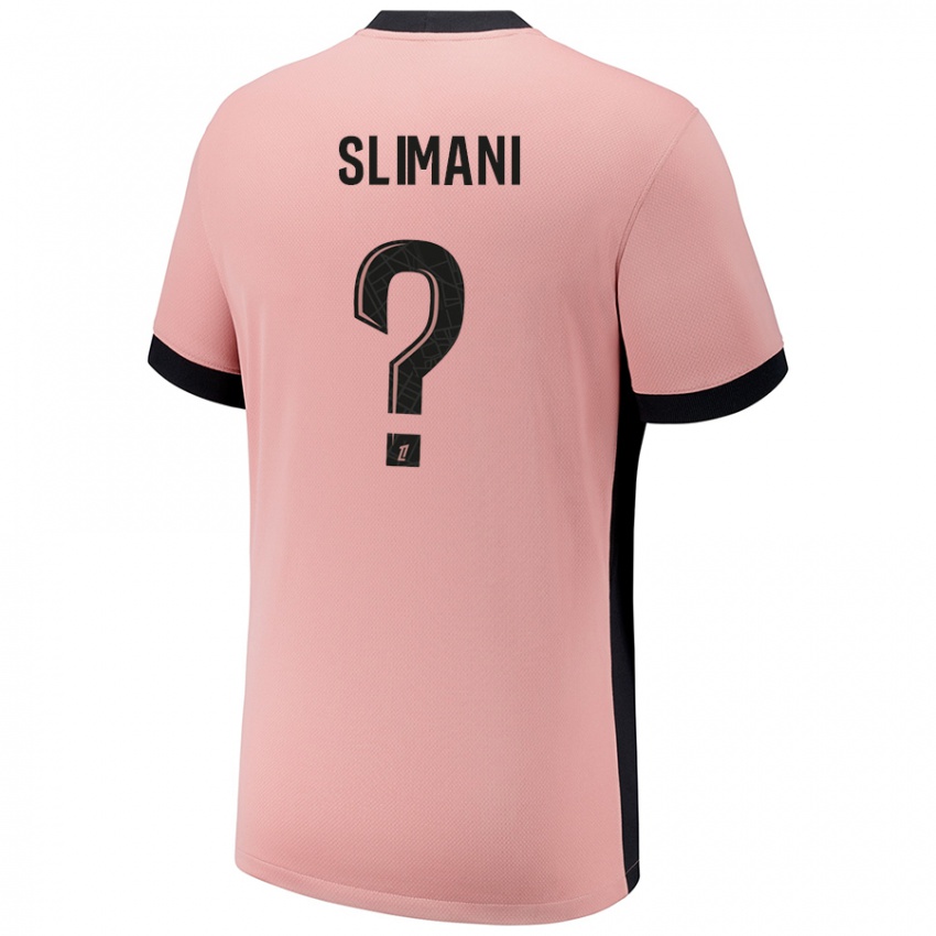 Niño Camiseta Yacine Slimani #0 Rosa Óxido Equipación Tercera 2024/25 La Camisa Argentina