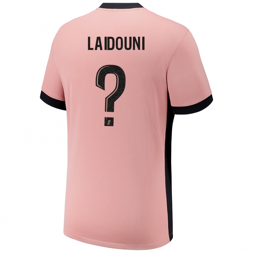 Niño Camiseta Adam Laidouni #0 Rosa Óxido Equipación Tercera 2024/25 La Camisa Argentina