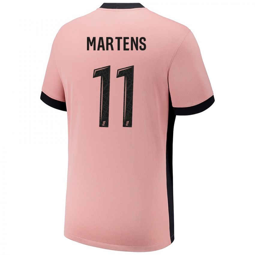 Niño Camiseta Lieke Martens #11 Rosa Óxido Equipación Tercera 2024/25 La Camisa Argentina