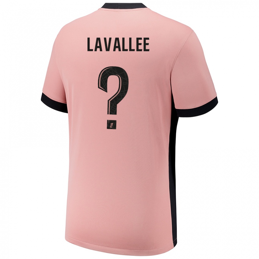 Niño Camiseta Lucas Lavallee #0 Rosa Óxido Equipación Tercera 2024/25 La Camisa Argentina