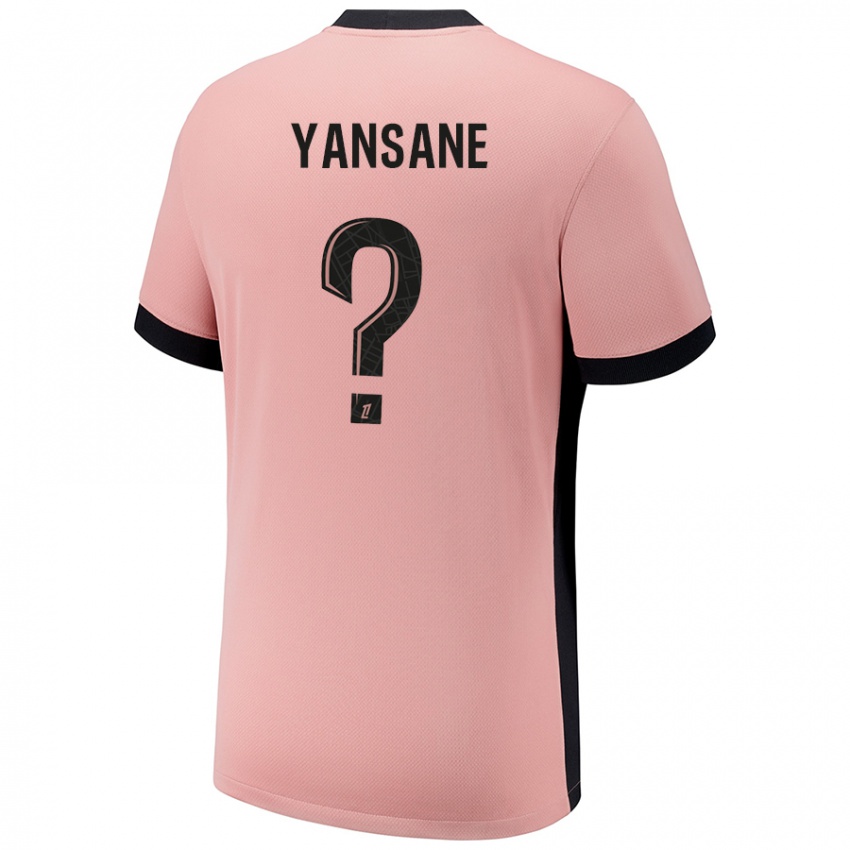 Niño Camiseta Sekou Yansane #0 Rosa Óxido Equipación Tercera 2024/25 La Camisa Argentina