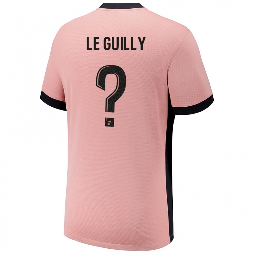 Niño Camiseta Eden Le Guilly #0 Rosa Óxido Equipación Tercera 2024/25 La Camisa Argentina