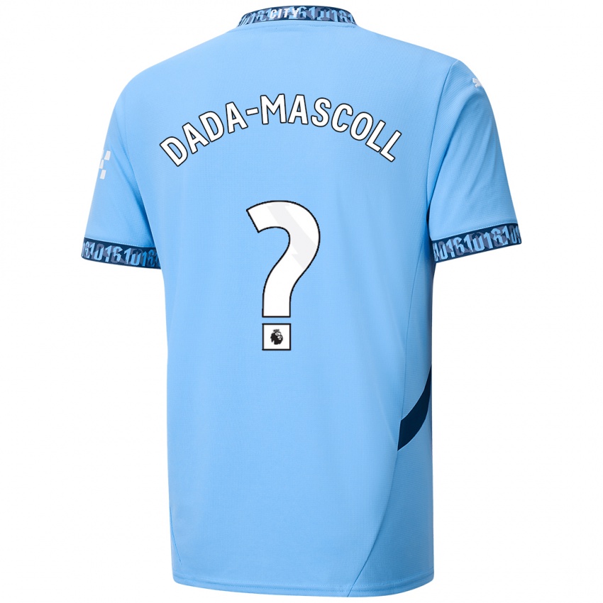 Hombre Camiseta Isaiah Dada-Mascoll #0 Azul Marino 1ª Equipación 2024/25 La Camisa Argentina