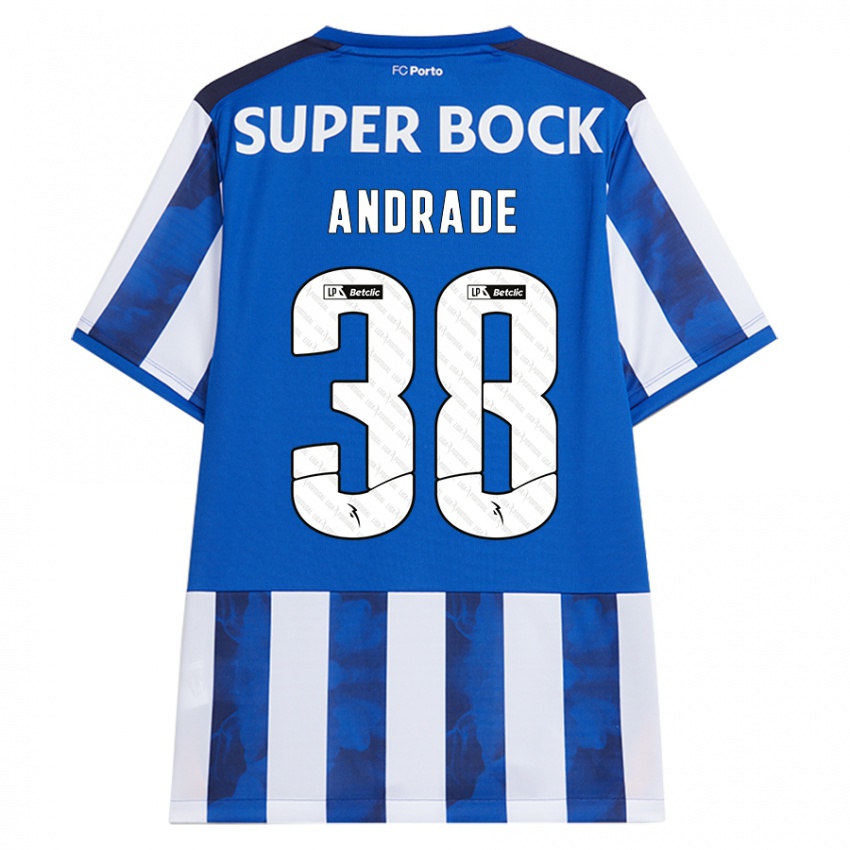 Hombre Camiseta Fernando Andrade #38 Azul Blanco 1ª Equipación 2024/25 La Camisa Argentina