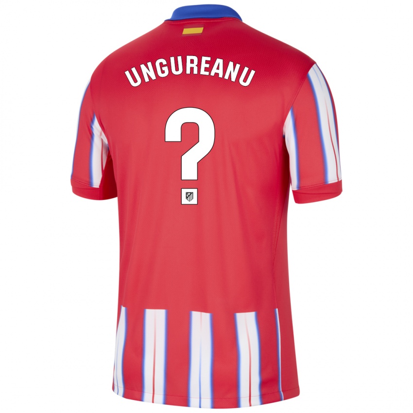 Hombre Camiseta Bogdan Ungureanu #0 Rojo Blanco Azul 1ª Equipación 2024/25 La Camisa Argentina