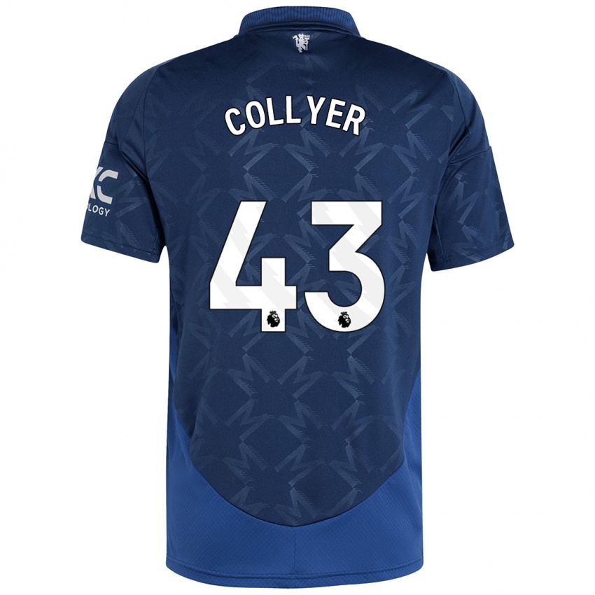 Hombre Camiseta Toby Collyer #43 Índigo 2ª Equipación 2024/25 La Camisa Argentina