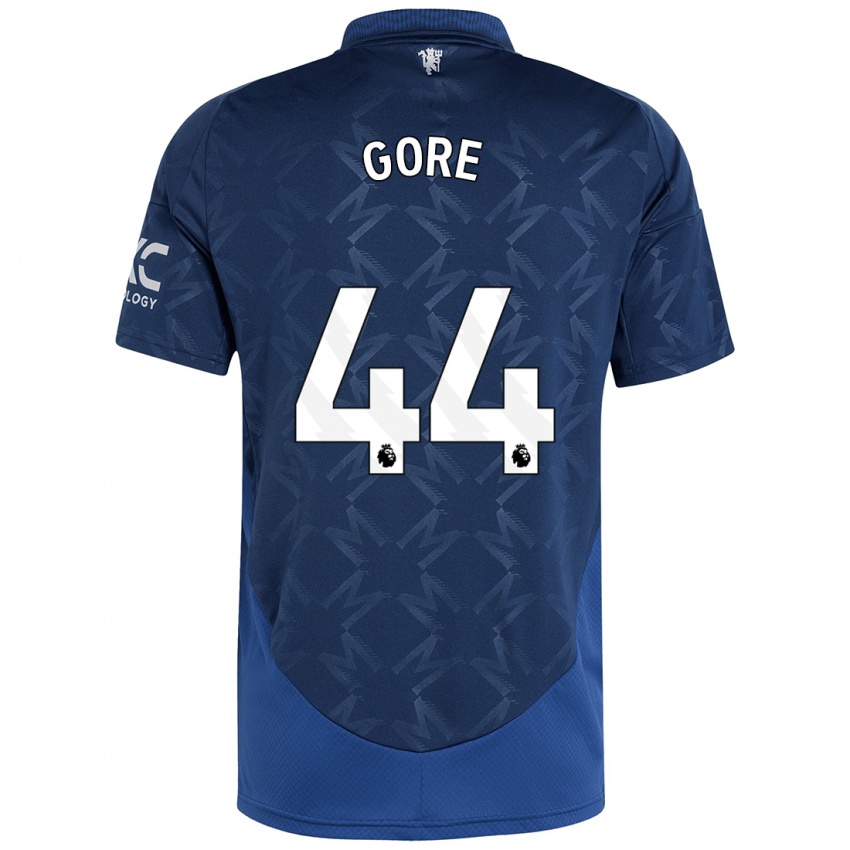 Hombre Camiseta Daniel Gore #44 Índigo 2ª Equipación 2024/25 La Camisa Argentina