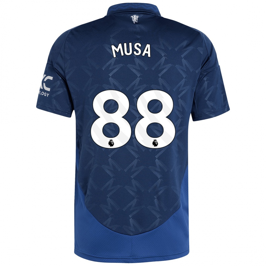 Hombre Camiseta Victor Musa #88 Índigo 2ª Equipación 2024/25 La Camisa Argentina