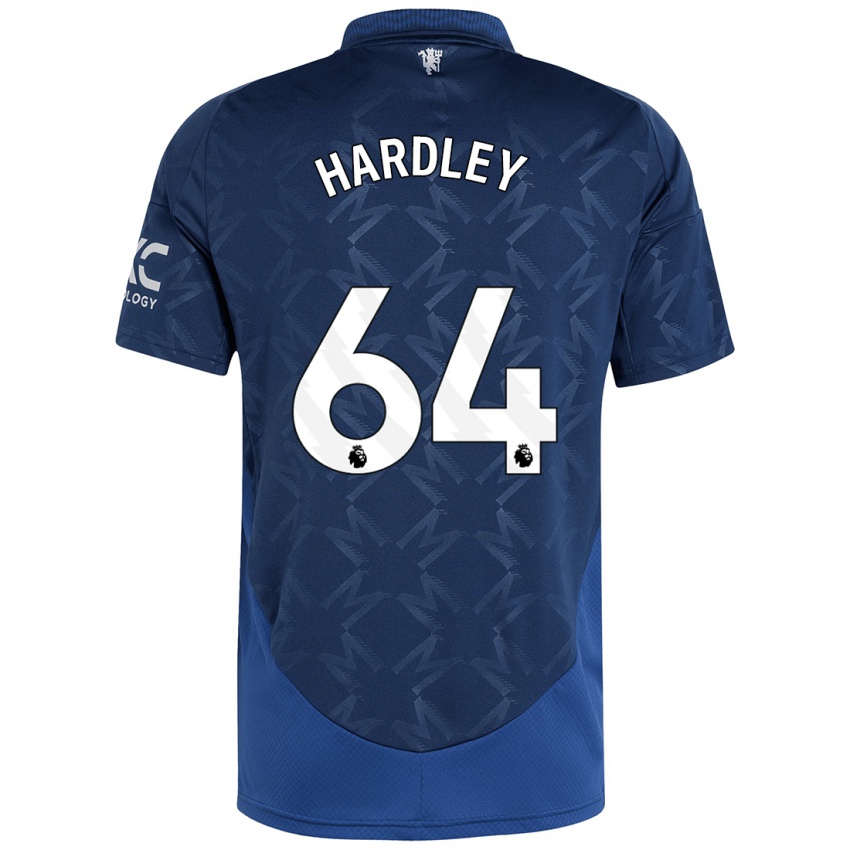 Hombre Camiseta Bjorn Hardley #64 Índigo 2ª Equipación 2024/25 La Camisa Argentina