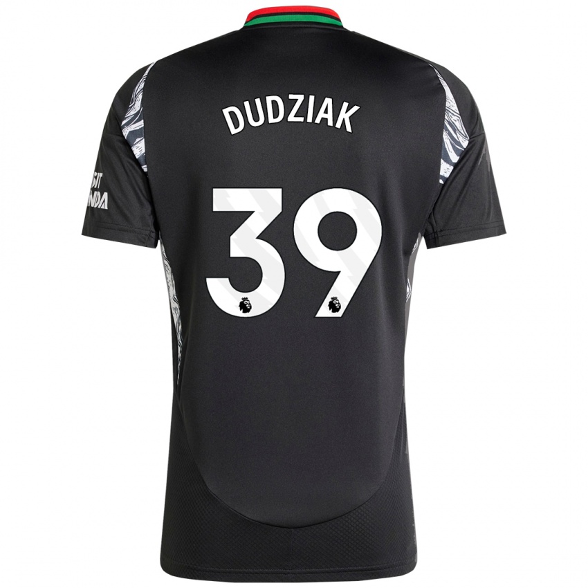 Hombre Camiseta Harrison Dudziak #39 Negro 2ª Equipación 2024/25 La Camisa Argentina