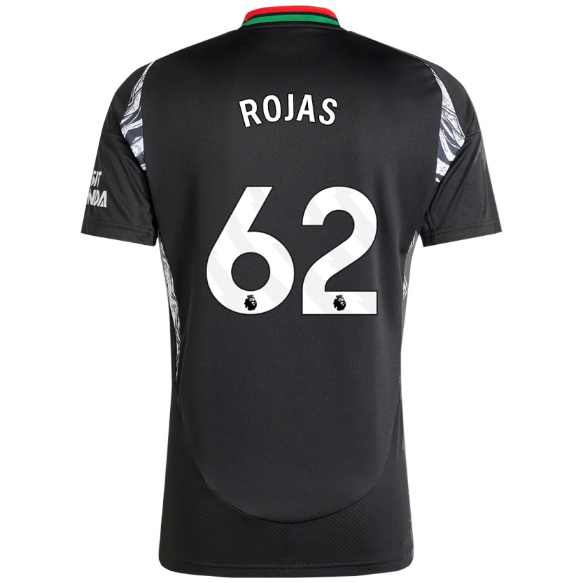 Hombre Camiseta Alexei Rojas #62 Negro 2ª Equipación 2024/25 La Camisa Argentina