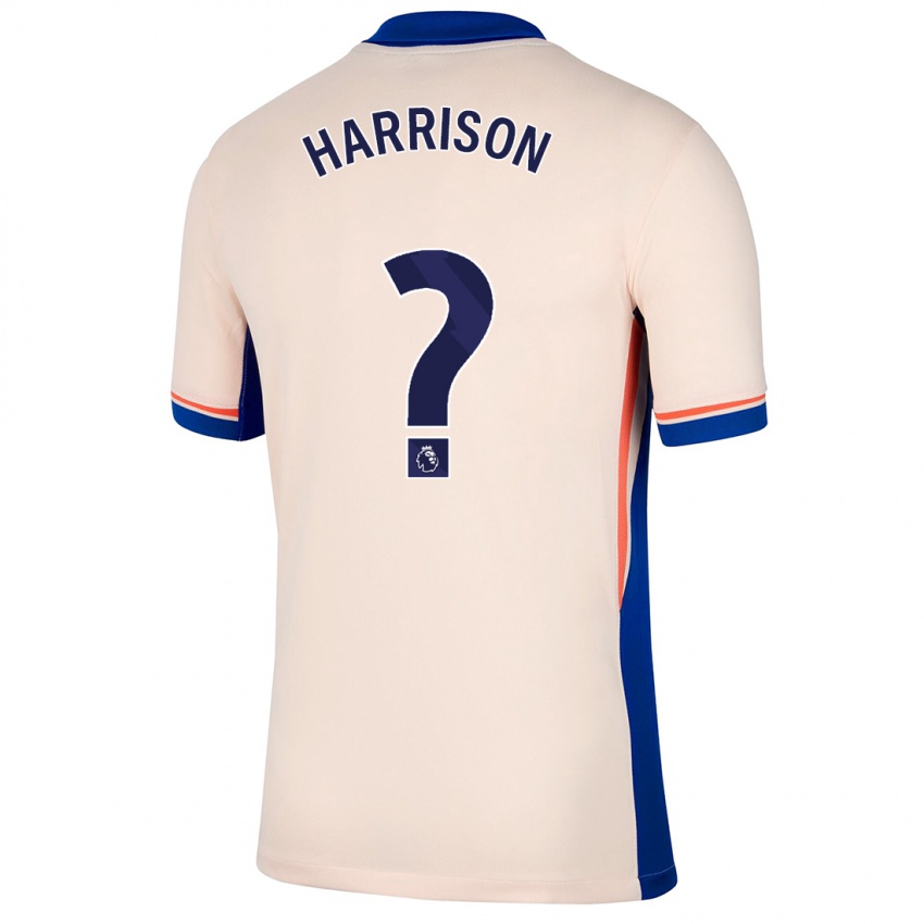 Hombre Camiseta Ollie Harrison #0 Beige Claro 2ª Equipación 2024/25 La Camisa Argentina