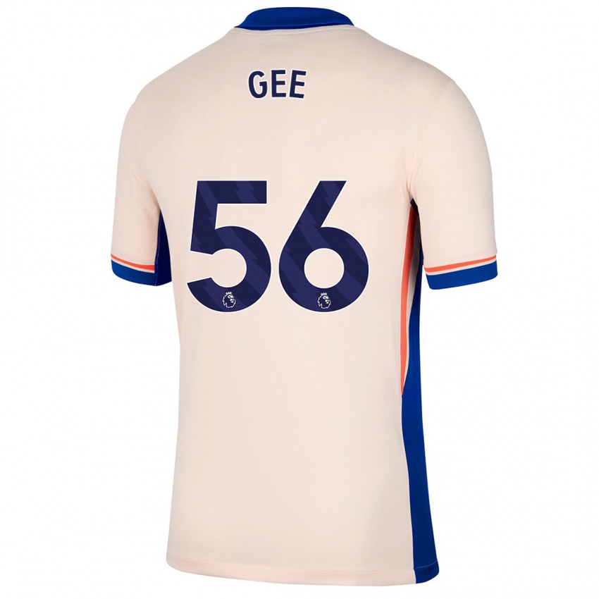 Hombre Camiseta Billy Gee #56 Beige Claro 2ª Equipación 2024/25 La Camisa Argentina