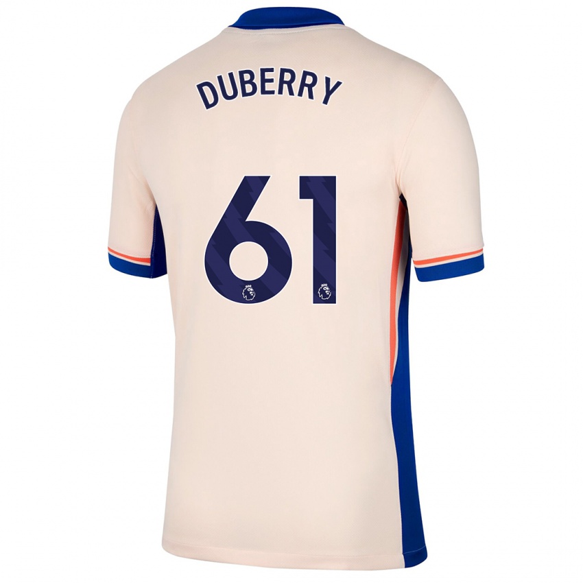 Hombre Camiseta Zain Silcott-Duberry #61 Beige Claro 2ª Equipación 2024/25 La Camisa Argentina