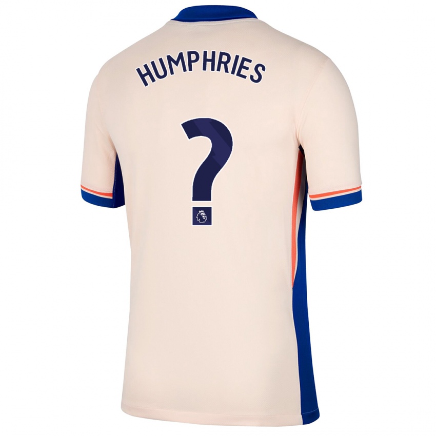 Hombre Camiseta Greta Humphries #0 Beige Claro 2ª Equipación 2024/25 La Camisa Argentina