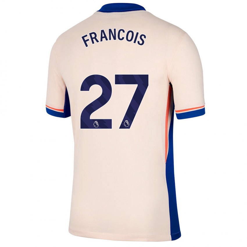 Hombre Camiseta Oriane Jean-François #27 Beige Claro 2ª Equipación 2024/25 La Camisa Argentina