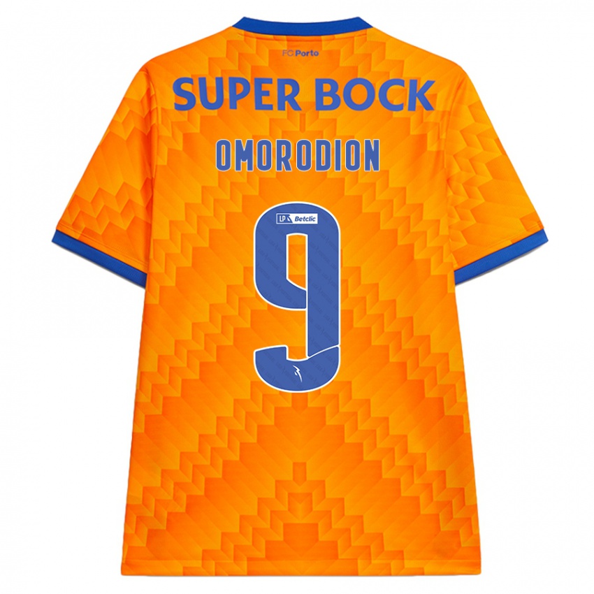 Hombre Camiseta Samu Omorodion #9 Naranja 2ª Equipación 2024/25 La Camisa Argentina