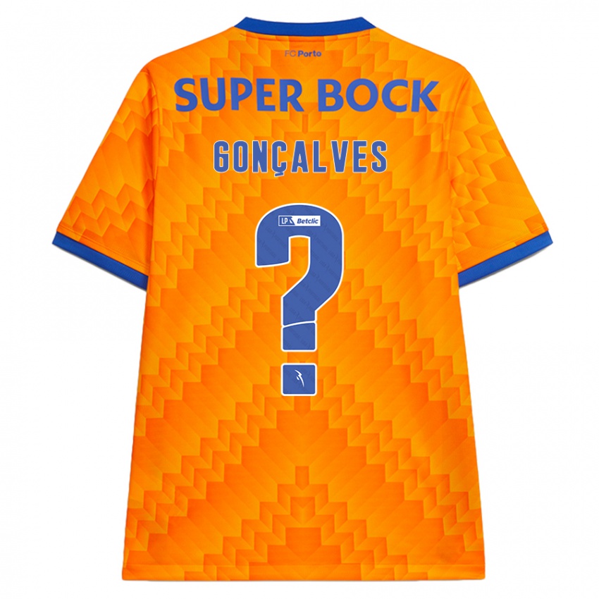 Hombre Camiseta Martim Gonçalves #0 Naranja 2ª Equipación 2024/25 La Camisa Argentina