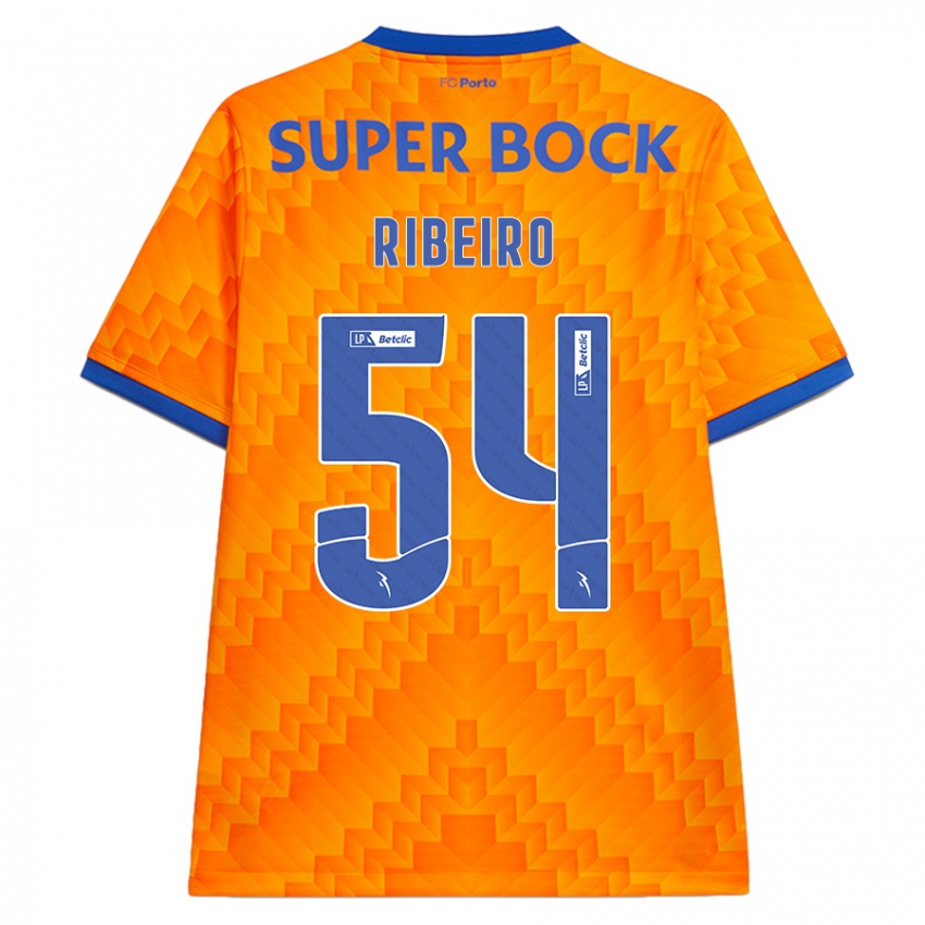 Hombre Camiseta António Ribeiro #54 Naranja 2ª Equipación 2024/25 La Camisa Argentina