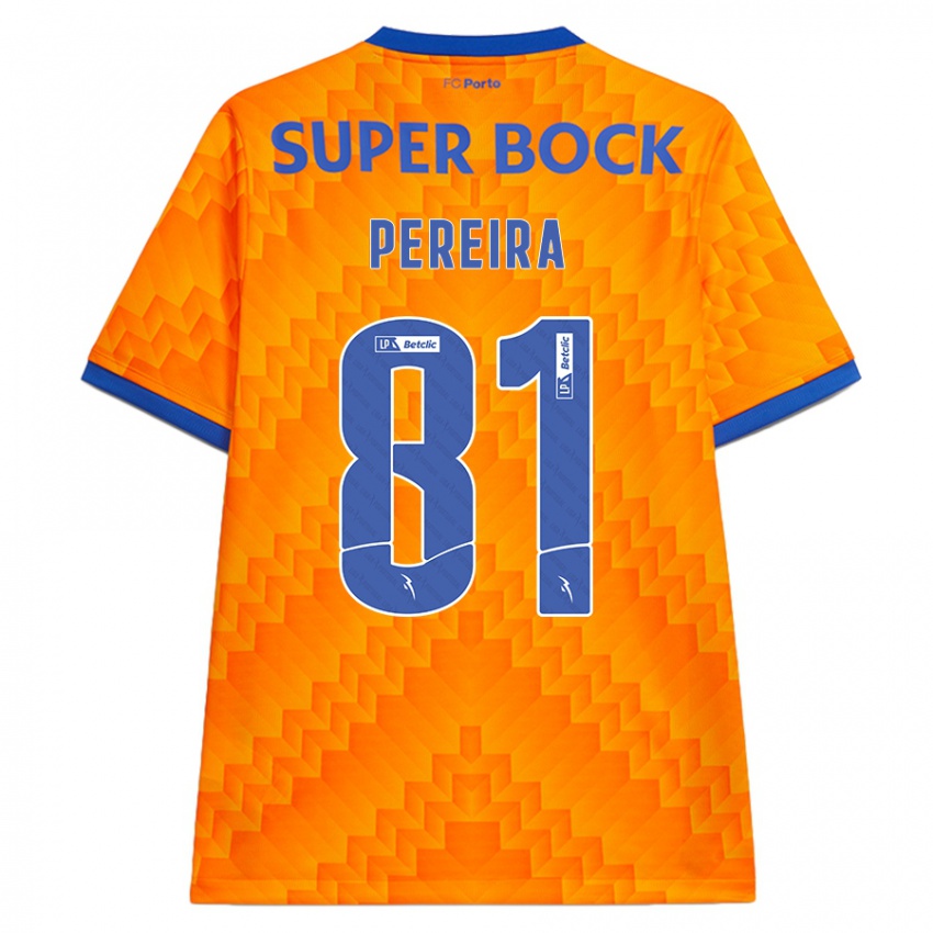 Hombre Camiseta Martim Pereira #81 Naranja 2ª Equipación 2024/25 La Camisa Argentina