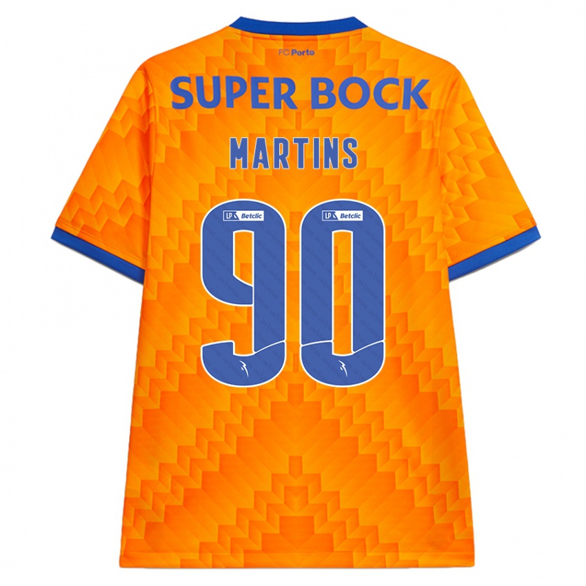 Hombre Camiseta Gil Martins #90 Naranja 2ª Equipación 2024/25 La Camisa Argentina