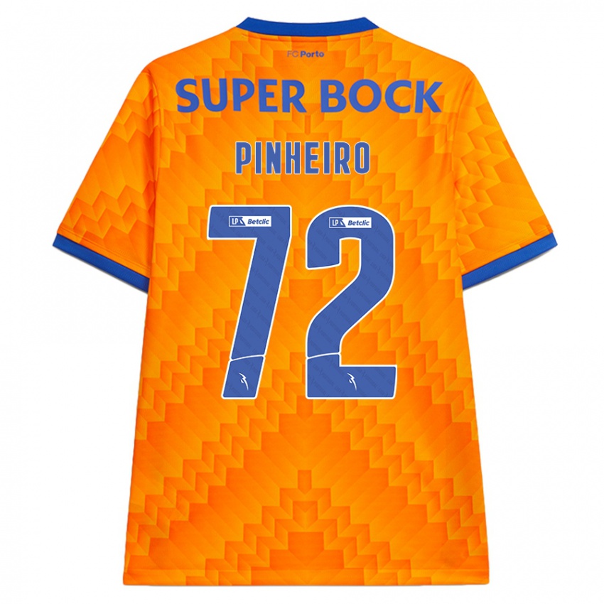 Hombre Camiseta Rodrigo Pinheiro #72 Naranja 2ª Equipación 2024/25 La Camisa Argentina