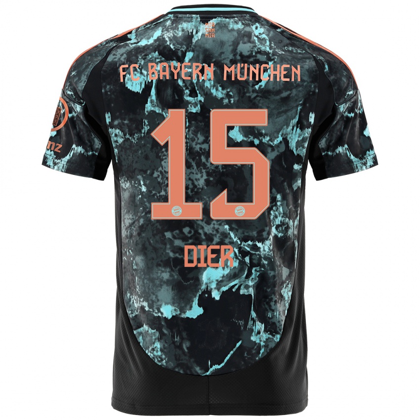 Hombre Camiseta Eric Dier #15 Negro 2ª Equipación 2024/25 La Camisa Argentina