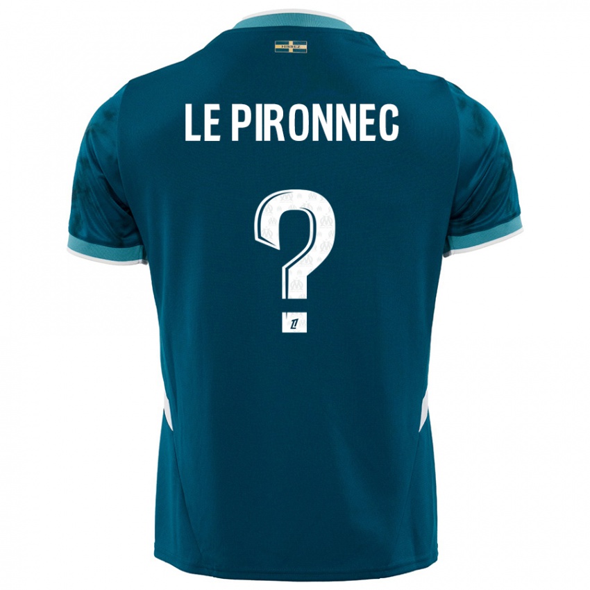 Hombre Camiseta Kélian Le Pironnec #0 Azul Turquesa 2ª Equipación 2024/25 La Camisa Argentina