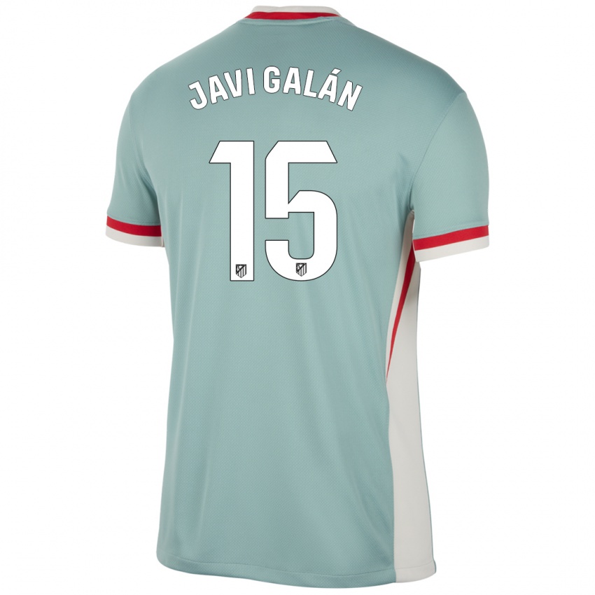 Hombre Camiseta Javi Galan #15 Beige Claro Azul 2ª Equipación 2024/25 La Camisa Argentina