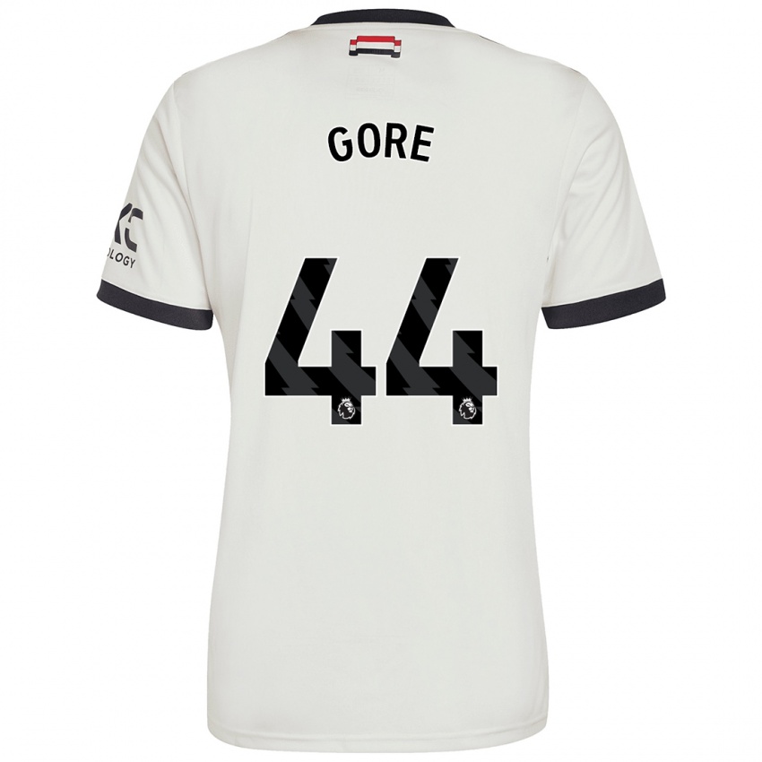 Hombre Camiseta Daniel Gore #44 Blanquecino Equipación Tercera 2024/25 La Camisa Argentina