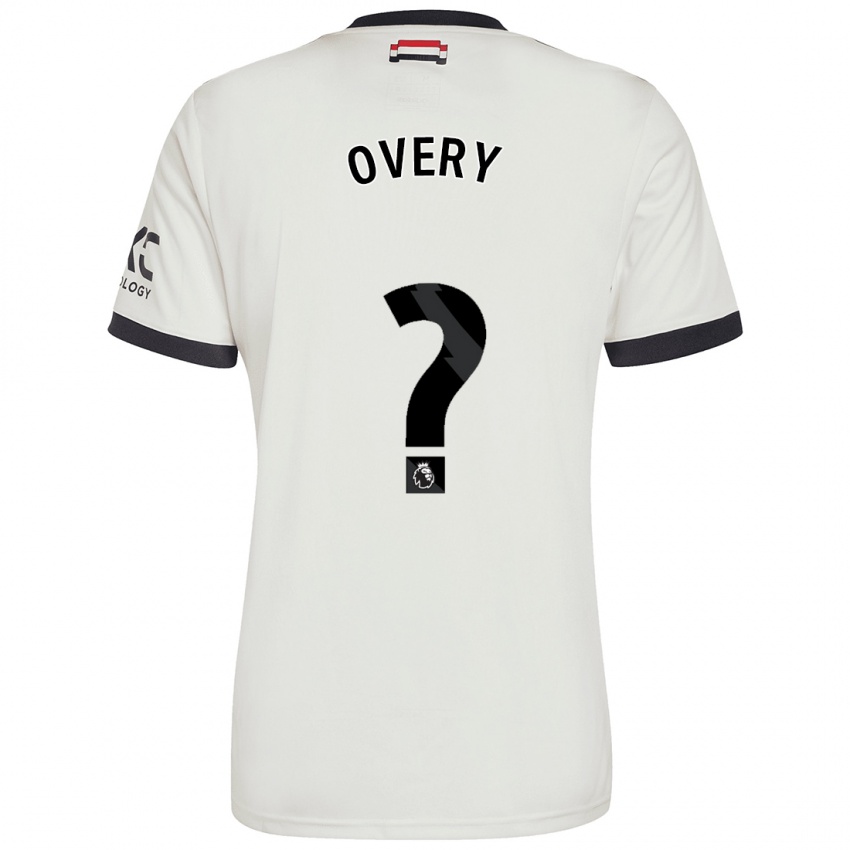 Hombre Camiseta James Overy #0 Blanquecino Equipación Tercera 2024/25 La Camisa Argentina