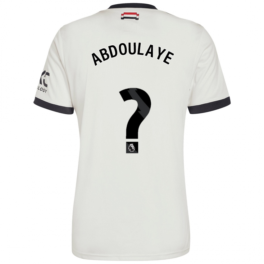 Hombre Camiseta Douka Abdoulaye #0 Blanquecino Equipación Tercera 2024/25 La Camisa Argentina