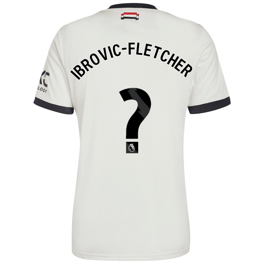 Hombre Camiseta Edward Ibrovic-Fletcher #0 Blanquecino Equipación Tercera 2024/25 La Camisa Argentina